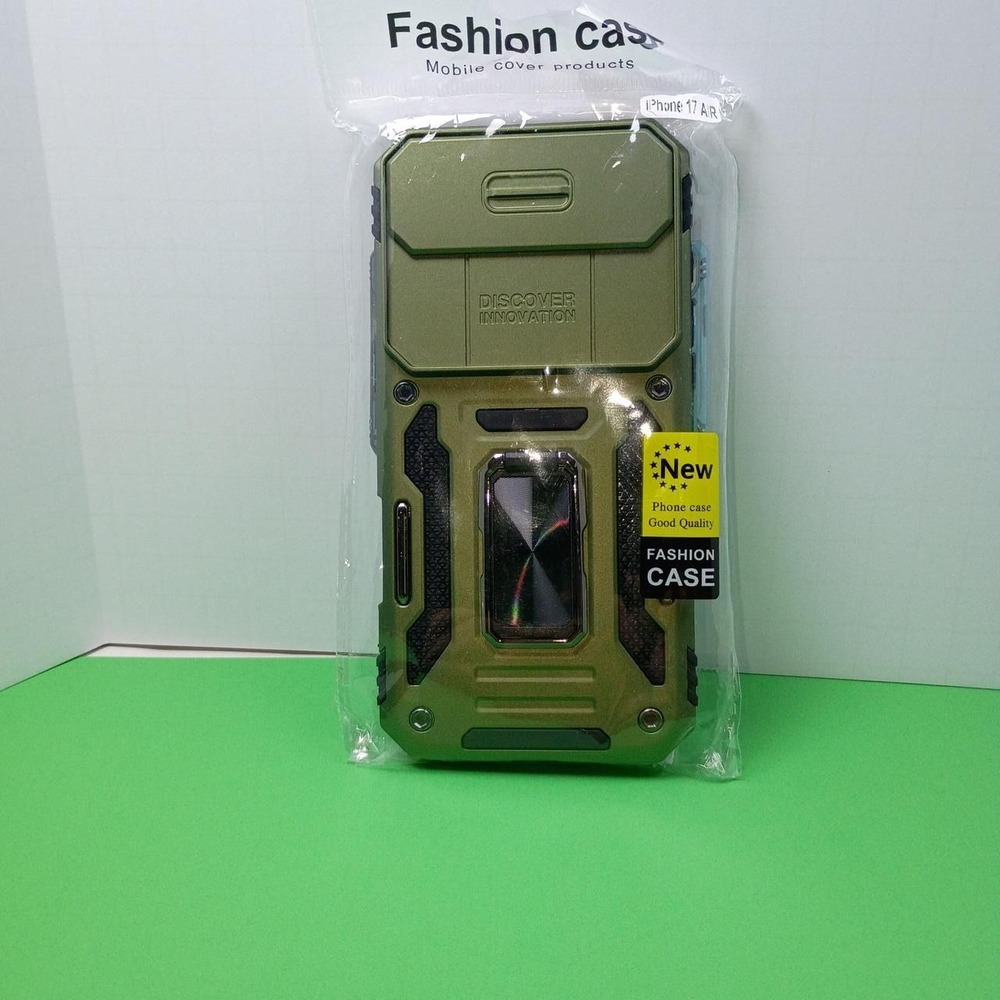Olive green rugged shock proof iPhone 17 Air phone case New
